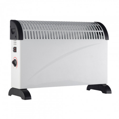 Convector Electra ECH-1105, 2000W, 3 trepte, Termostat, Protecție la supraîncălzire, Alb