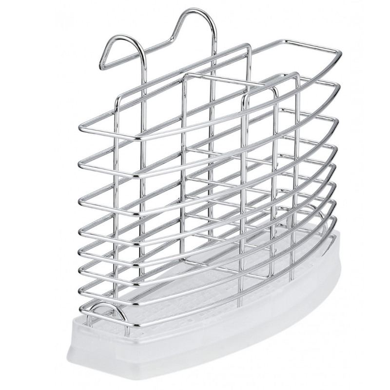 Uscător de tacâmuri Rosberg R53003D, 20.7x9.5x15.2 cm, crom