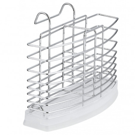 Uscător de tacâmuri Rosberg R53003D, 20.7x9.5x15.2 cm, crom