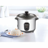 Aparat pentru gătit orez Beper 90.550, 400 W, 1 l, până la 625 g de orez, menținere a căldurii, oțel inoxidabil