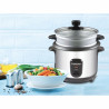 Aparat pentru gătit orez Beper 90.550, 400 W, 1 l, până la 625 g de orez, menținere a căldurii, oțel inoxidabil