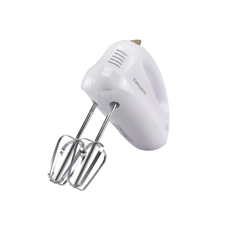 Mixer Beper BP.304, 150 W, 5 viteze, buton de eliberare a paletelor, alb