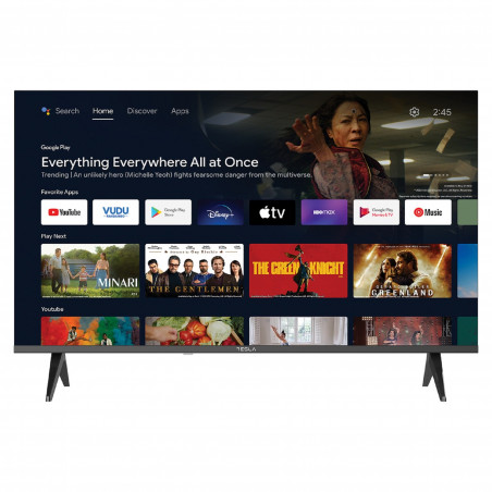 Tesla Series 6 TV 43E635BFS, 43", Smart Android, Full HD 1920 x 1080, Wi-Fi, Bluetooth, Clasa E, Negru