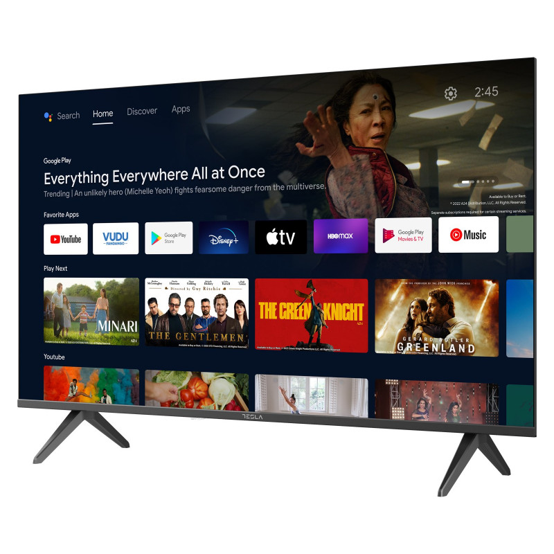 Tesla Series 6 TV 40E635BFS, 40", Smart Android, Full HD 1920 x 1080, Wi-Fi, Bluetooth, Clasa E, Negru