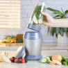 Petra NutriMax blender, 6 lame, 1000W, vas 1 l, fără BPA, gri/albastru