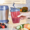 Petra NutriMax blender, 6 lame, 1000W, vas 1 l, fără BPA, gri/albastru