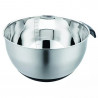 Bol multifunctional pentru salata Kinghoff KH 1861, 24 cm, 5 L, 3 razatori, Anti-alunecare, Inox / Negru