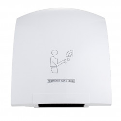 Uscator pentru maini Crown CHD-1800 PH, 1800W, Senzor infrarosu, Alb