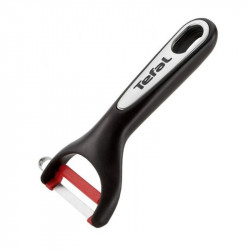 Whisk Tefal K2071814, Inel silicon, Lamă curbată, Fără ftalați, Negru/roșu