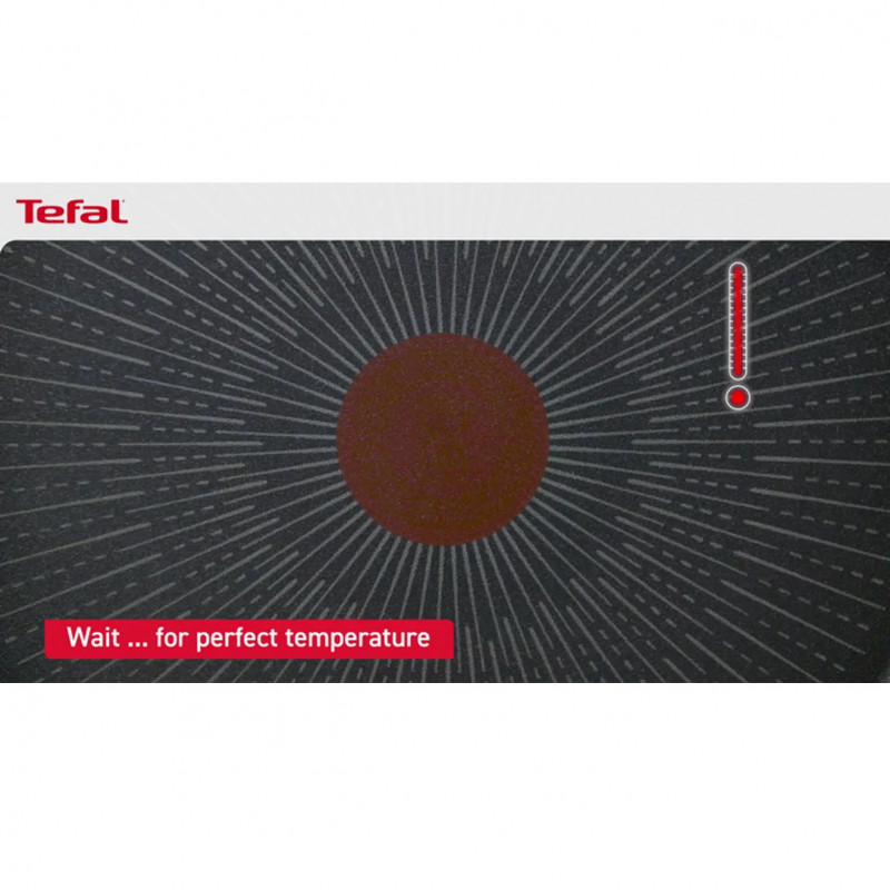 Tefal G7314055 DAILY COOK Mașină de gătit pe grătar, 26 cm, Thermo-Spot și semnal, inducție, argintiu Sterling