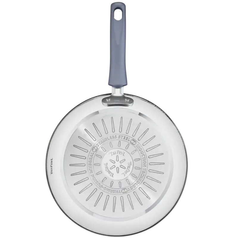 Tefal G7314055 DAILY COOK Mașină de gătit pe grătar, 26 cm, Thermo-Spot și semnal, inducție, argintiu Sterling