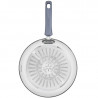 Tefal G7314055 DAILY COOK Mașină de gătit pe grătar, 26 cm, Thermo-Spot și semnal, inducție, argintiu Sterling