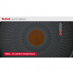 Tefal G2551972 PW28 M PAVOT IND UNLIMITED NOIR, 28 cm, Thermo-Signal, strat de titan anti-zgârieturi, inducție, negru
