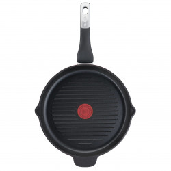 Tefal Grill Pan E2294074 GRILP 26 RND IC G6 UNLIMITED CA, 26 cm, Thermo-Signal & Fusion, fără PFOA, inducție, negru