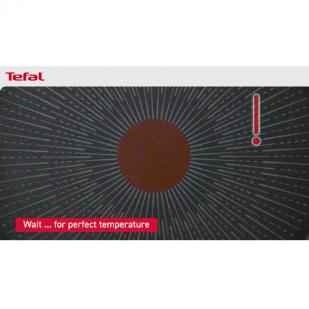 Tefal Grill Pan E2294074 GRILP 26 RND IC G6 UNLIMITED CA, 26 cm, Thermo-Signal & Fusion, fără PFOA, inducție, negru