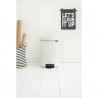 Cos pentru gunoi cu pedala Brabantia NewIcon 649032, 12 L, Inchidere usoara, Baza antiderapanta, Găleată interioară metalică, Alb