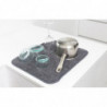 Covoraș pentru vase din microfibră Brabantia SinkSide 1000215, 40x47 cm, poliester, gri închis