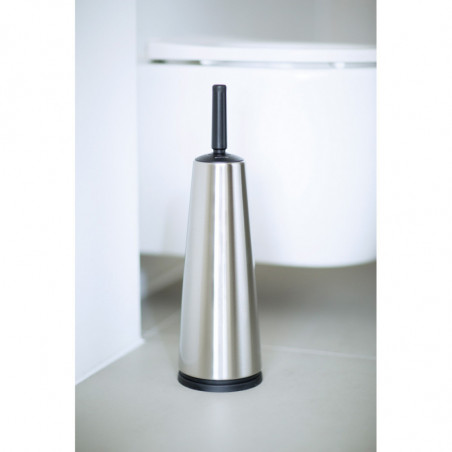 Perie pentru toaleta Brabantia ReNew 107870, 42 cm, Design discret, Inox mat