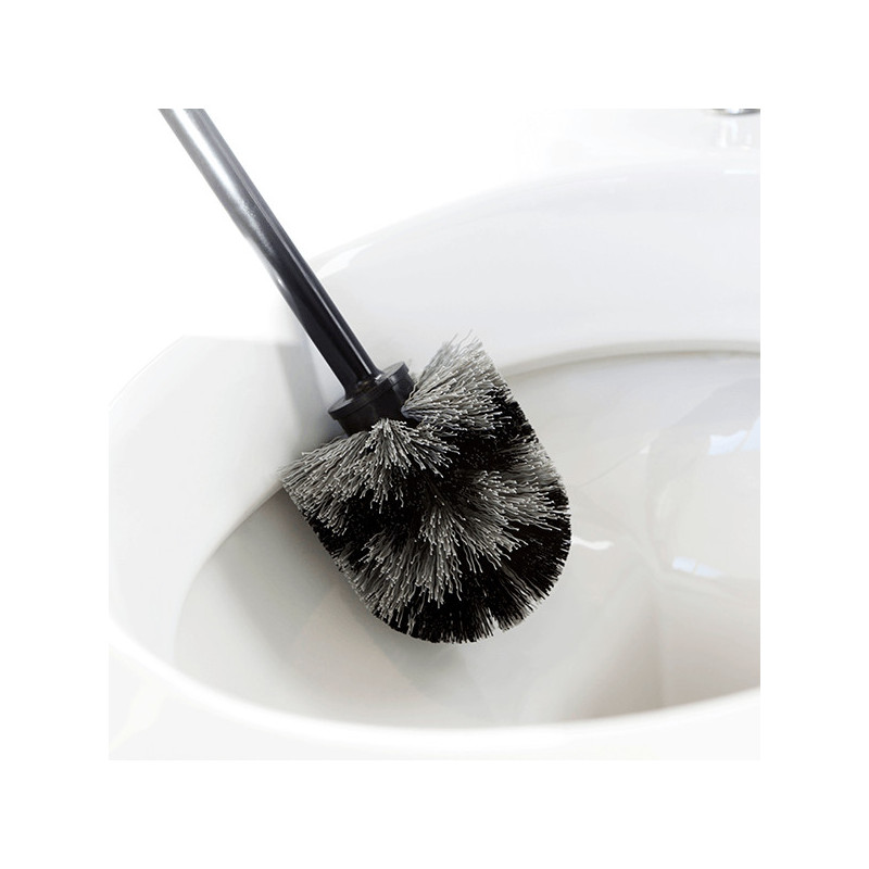 Perie pentru toaleta Brabantia ReNew 107870, 42 cm, Design discret, Inox mat