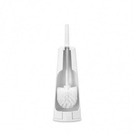 Perie pentru toaletа Brabantia ReNew 107892, 42 cm, Design discret, Alb