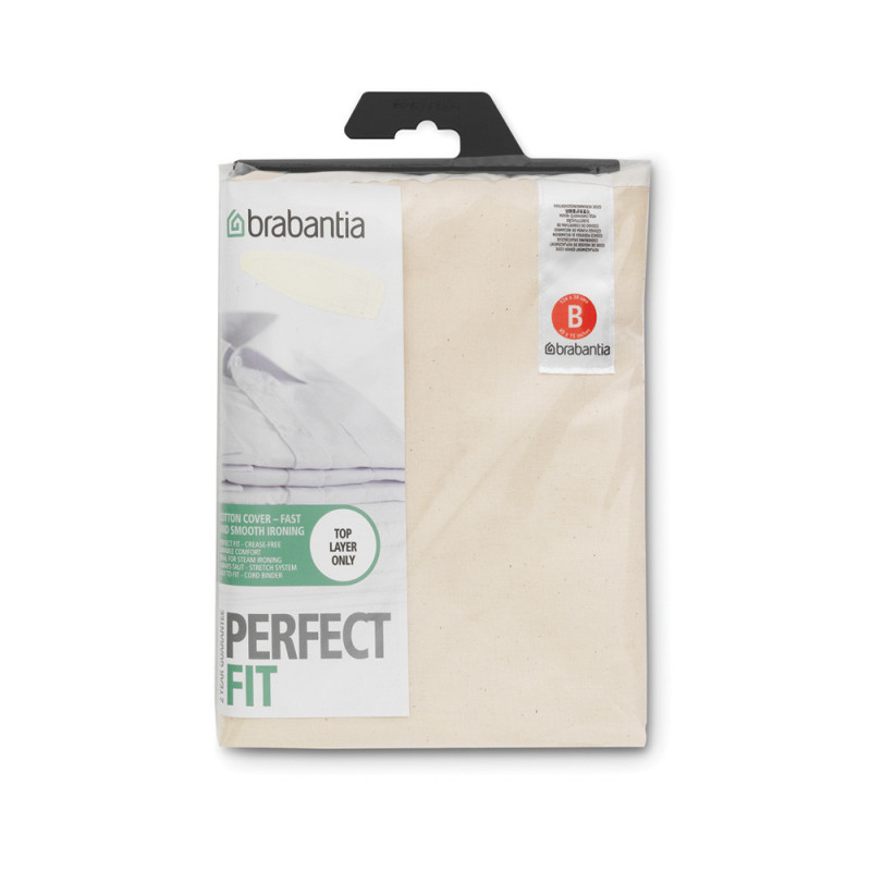 Husa pentru masa de calcat Brabantia B 90300150, 124x38 cm, 2 mm, Ecru