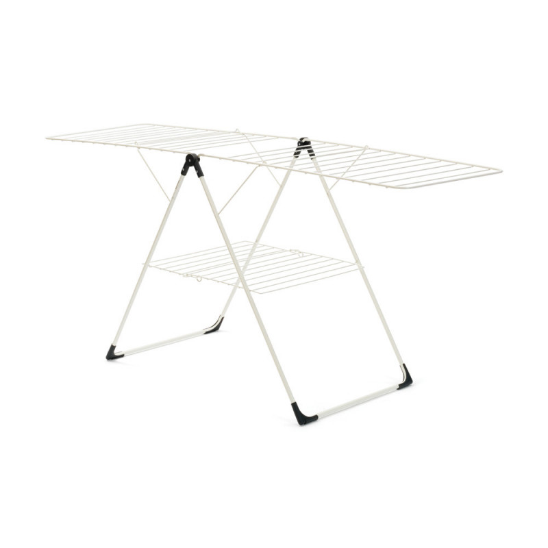 Uscător de rufe Brabantia 90300182, În formă de T, 20 m, Rezistent la coroziune, Aripi reglabile, Suport de uscare, Alb