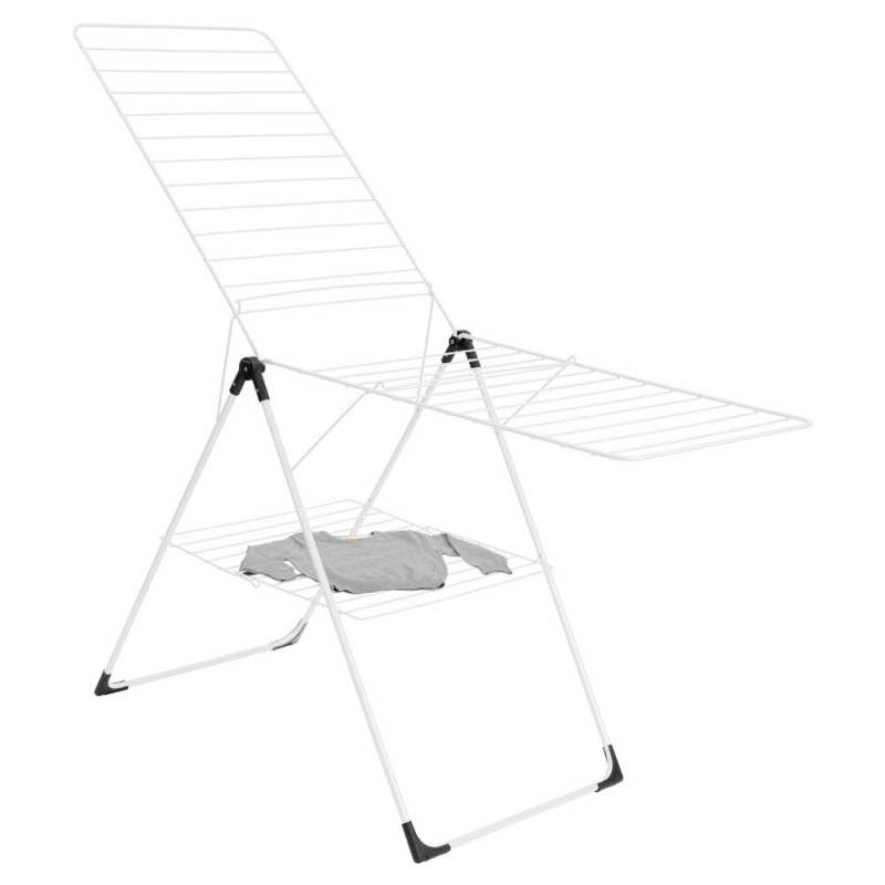 Uscător de rufe Brabantia 90300182, În formă de T, 20 m, Rezistent la coroziune, Aripi reglabile, Suport de uscare, Alb