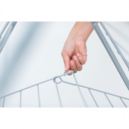 Uscător de rufe Brabantia 90300182, În formă de T, 20 m, Rezistent la coroziune, Aripi reglabile, Suport de uscare, Alb