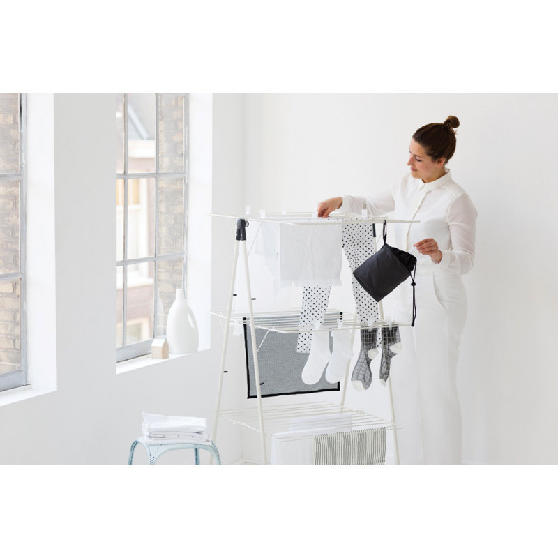 Brabantia "turn" cameră 90300184, 23 m, Pliabil ușor, Reglabil, alb
