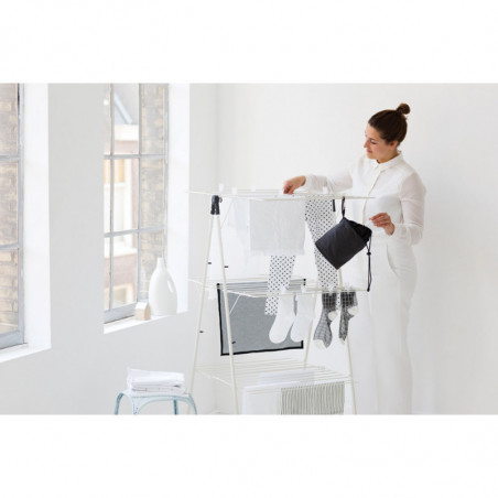 Brabantia "turn" cameră 90300184, 23 m, Pliabil ușor, Reglabil, alb