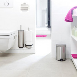 Suport hartie igienica Brabantia Profile 90300305, Montare pe perete, Rezistent la coroziune, Mat/inox