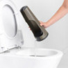 Perie pentru toaleta Brabantia ReNew 90300307, 42 cm, Design discret, Gri