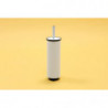 Perie pentru toaleta Brabantia Profile 90300316, 43 cm, Perie complet acoperita, Montabil pe perete, Alb