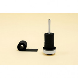 Perie pentru toaleta Brabantia Profile 90300316, 43 cm, Perie complet acoperita, Montabil pe perete, Alb