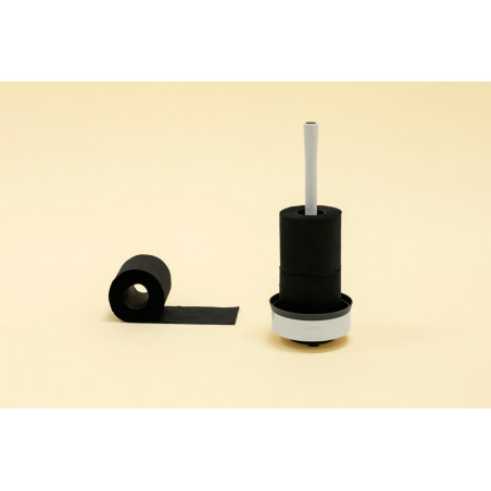 Perie pentru toaleta Brabantia Profile 90300316, 43 cm, Perie complet acoperita, Montabil pe perete, Alb
