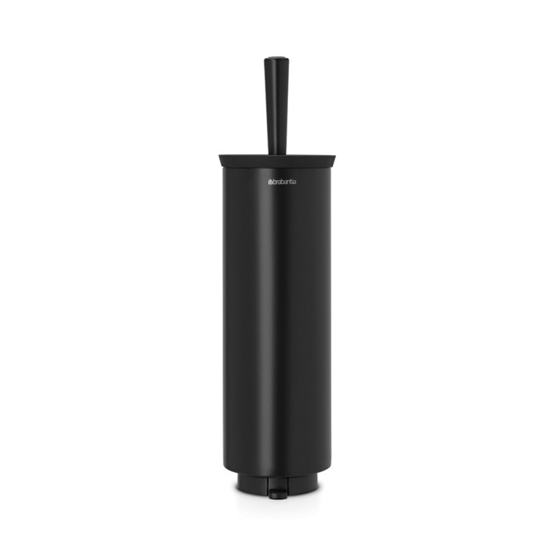 Perie de toaletă Brabantia Profile 90300317, 43 cm, Perie complet acoperită, Montabil pe perete, Negru
