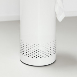 Cos de rufe Brabantia 90300241, 60 L, Capac din pluta, Umplere fara deschidere, Gauri ventilatie, Alb