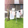 Suport de uscare Brabantia Lift-O-Matic Advance 90300253, 50 m, înălțime reglabilă, ancoră pentru beton, husă, sac cu agrafe, rezistent la coroziune, oțel inoxidabil