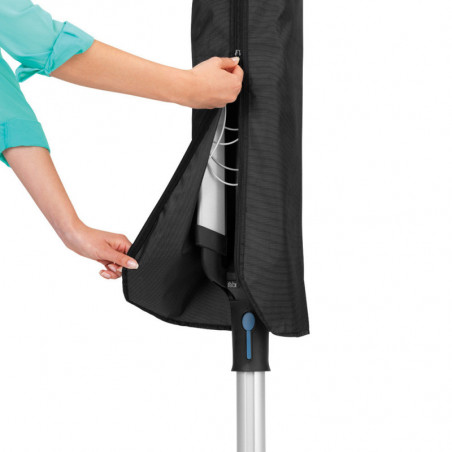 Uscator de rufe pentru exterior Brabantia Lift-O-Matic Advance 90300254, 50 m, Inaltime reglabila, Suport metalic, Husa, Geanta clesti, Rezistent la coroziune, Inox
