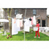 Brabantia Lift-O-Matic Advance spațiu exterior 90300255, 60 m, Înălțime reglabilă, Ancoră pentru beton, Cutie, Geantă cu cleme, Rezistent la coroziune, Inox