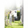 Brabantia Lift-O-Matic Advance spațiu exterior 90300255, 60 m, Înălțime reglabilă, Ancoră pentru beton, Cutie, Geantă cu cleme, Rezistent la coroziune, Inox