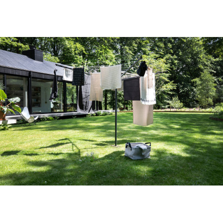 Brabantia TopSpinner spațiu în aer liber 90300260, 40 m, țepușă de metal pentru săpat, rezistent la coroziune, Inox