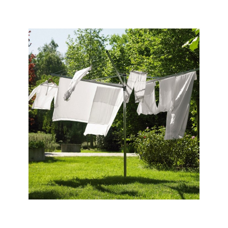 Brabantia TopSpinner spațiu exterior 90300261, 40 m, Ancorare beton, Rezistent la coroziune, Inox