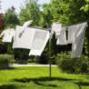 Brabantia TopSpinner spațiu exterior 90300261, 40 m, Ancorare beton, Rezistent la coroziune, Inox