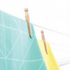 Uscator de rufe pentru exterior Brabantia TopSpinner 90300263, 50 m, Suport metalic, Husa, Rezistent la coroziune, Inox