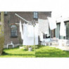 Uscator de rufe pentru exterior Brabantia TopSpinner 90300263, 50 m, Suport metalic, Husa, Rezistent la coroziune, Inox