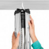 Brabantia Lift-O-Matic spațiu în aer liber 90300266, 40 m, Înălțime reglabilă, Țeapă metalică de săpat, Valiză, Geantă cu cleme, Rezistent la coroziune, Inox