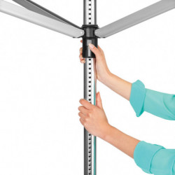 Външен простор Brabantia Lift-O-Matic 50m, метален шип за вкопаване и калъф