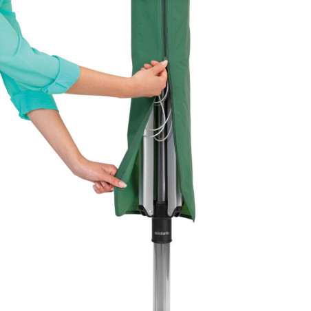 Brabantia Lift-O-Matic spațiu exterior 90300269, 60 m, Înălțime reglabilă, Țeapă metalică, Rezistent la coroziune, Inox