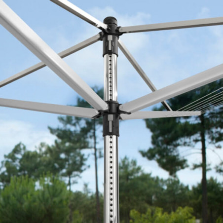 Brabantia Lift-O-Matic spațiu exterior 90300269, 60 m, Înălțime reglabilă, Țeapă metalică, Rezistent la coroziune, Inox